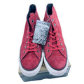 Converse Shoes Chuck Taylor Lux Mid-Top Platform Suede 560671C Red Womens 9