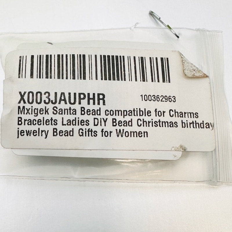 Love Peace Joy Santa Dangle Charm Pendant Sterling Silver