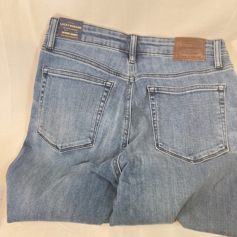Lucky Brand Hayden High Rise Skinny Jean Englewood Medium Wash Womens Size 10/30