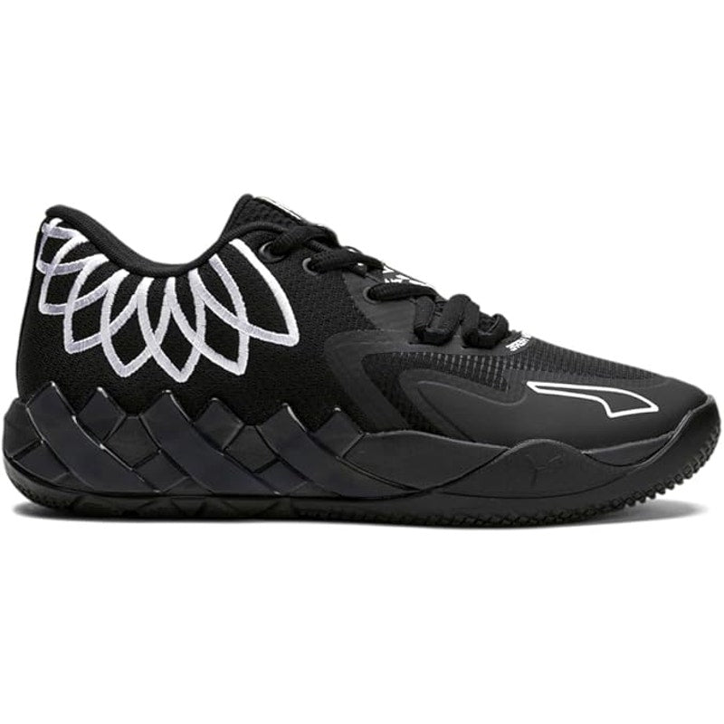 Puma MB.01 LaMelo Ball M.E.L.O. Basketball Shoes Black White Mens Size 10