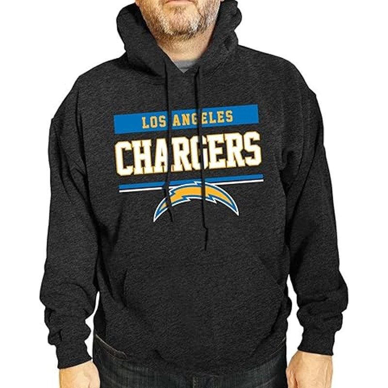 Campus Colors Los Angeles Chargers Hoodie Sweatshirt Gray Size Mens XXL