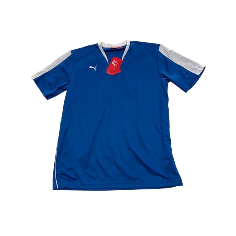 Puma Attaccante Jersey Shirt Short Sleeve Royal Blue/White Mens Size Medium
