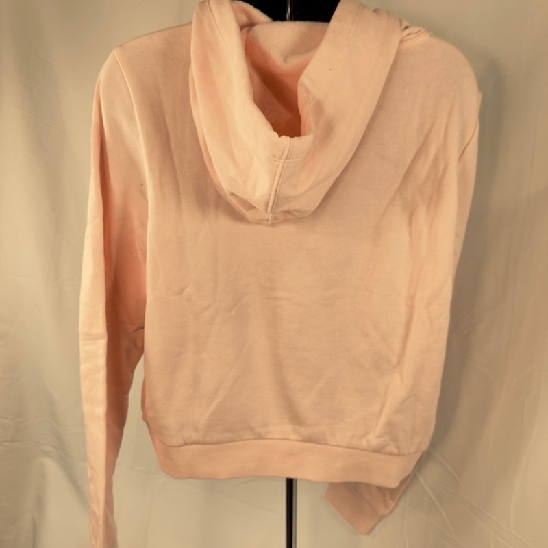 Hurley Destination Perfect Crop Fleece Pullover Cropped Hoodie Pink Womens M