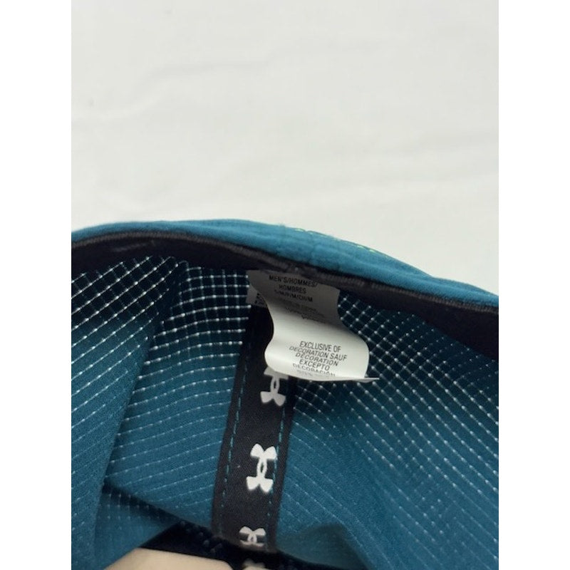 Under Armour Baseball Cap UA Classic HeatGear Teal Green Mens Size S/M