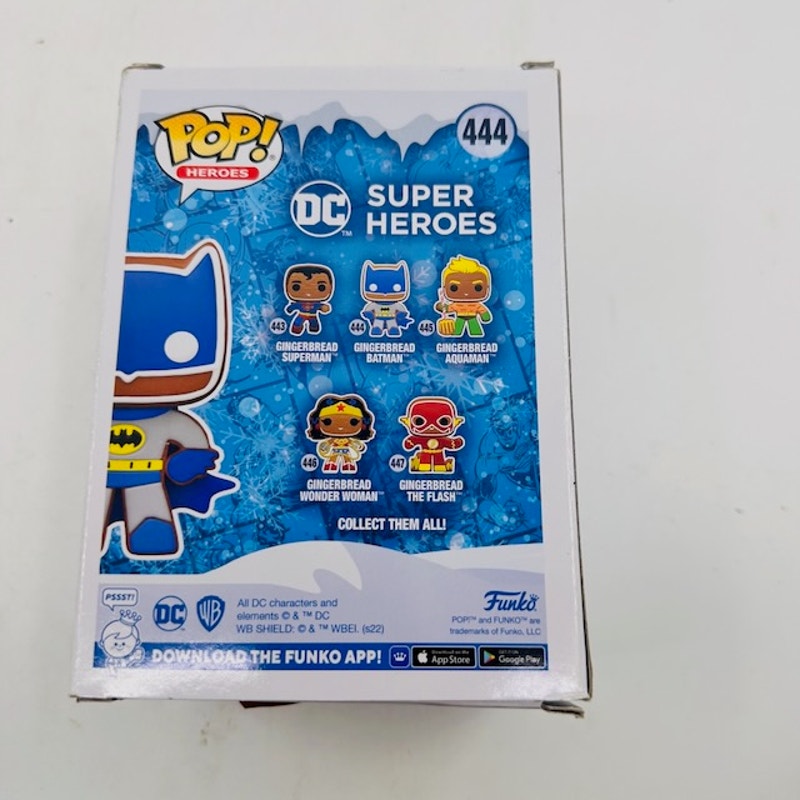 Funko POP Heroes DC Super Heroes Gingerbread Batman Vinyl Figure #444