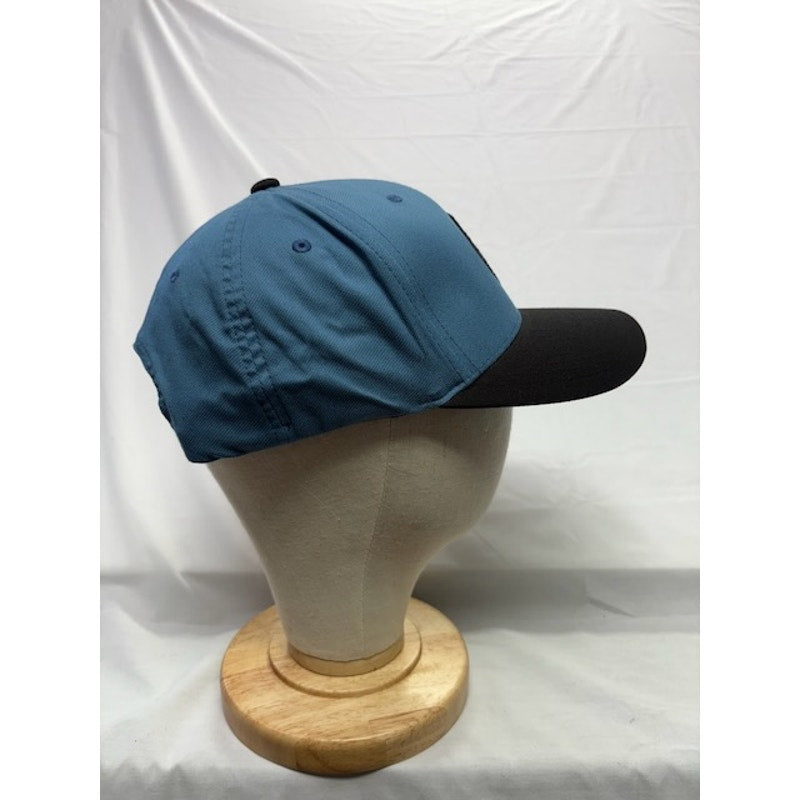 Melin Double Drink Flexfit 110 Snapback Hat Blue Black Logo Unisex OSFM