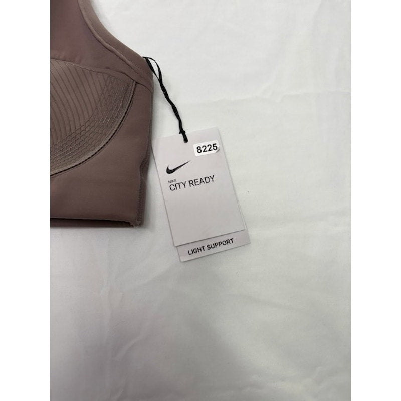 Nike Dri-FIT City Ready Light-Support Non-Padded Sports Bra Brown Size L