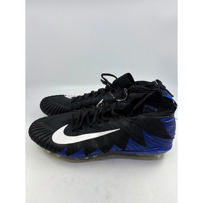 Nike Alpha Menace Elite TD Football Cleats AJ6547-403 Black Blue Men Size 16