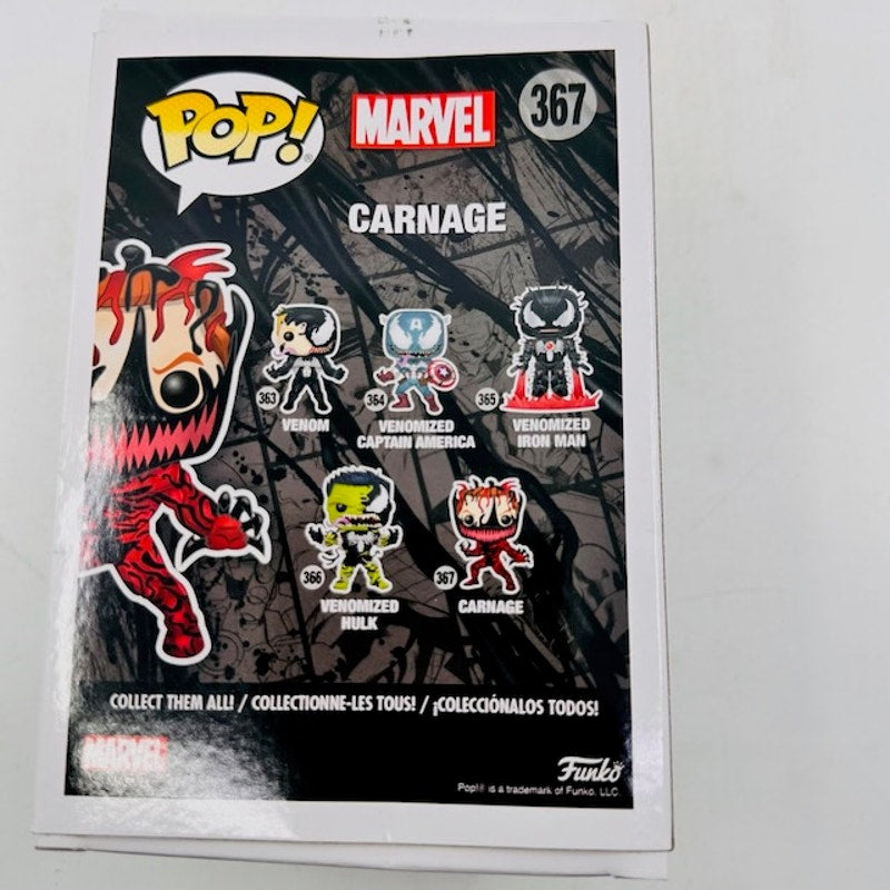 Funko Pop! Marvel: Venom - Carnage Bobblehead #367