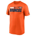 Nike Denver Broncos Sideline Impact Legend Performance T-Shirt Orange Mens L