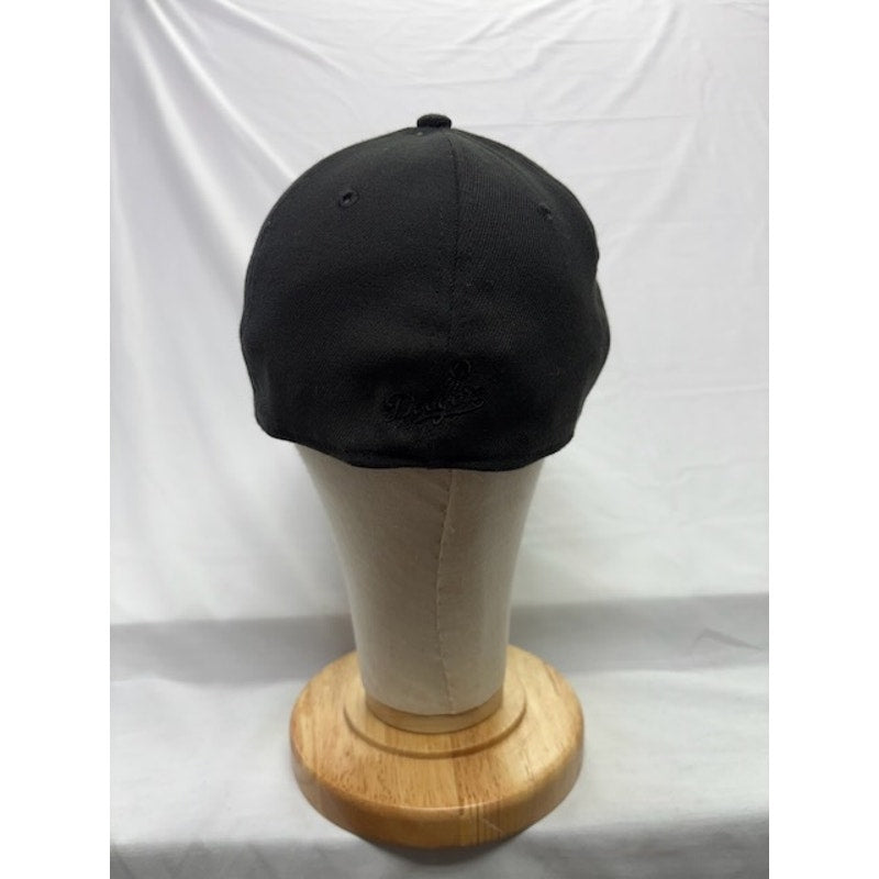 New Era Los Angeles Dodgers 39THIRTY Stretch Fit MLB Baseball Cap Black Size S/M