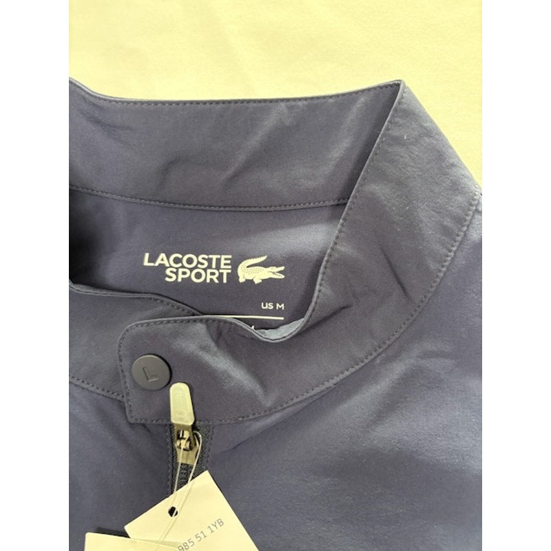 Lacoste Color-Blocked Golf Swing Top Jacket Full-Zip Blue Mens Size 50 - M