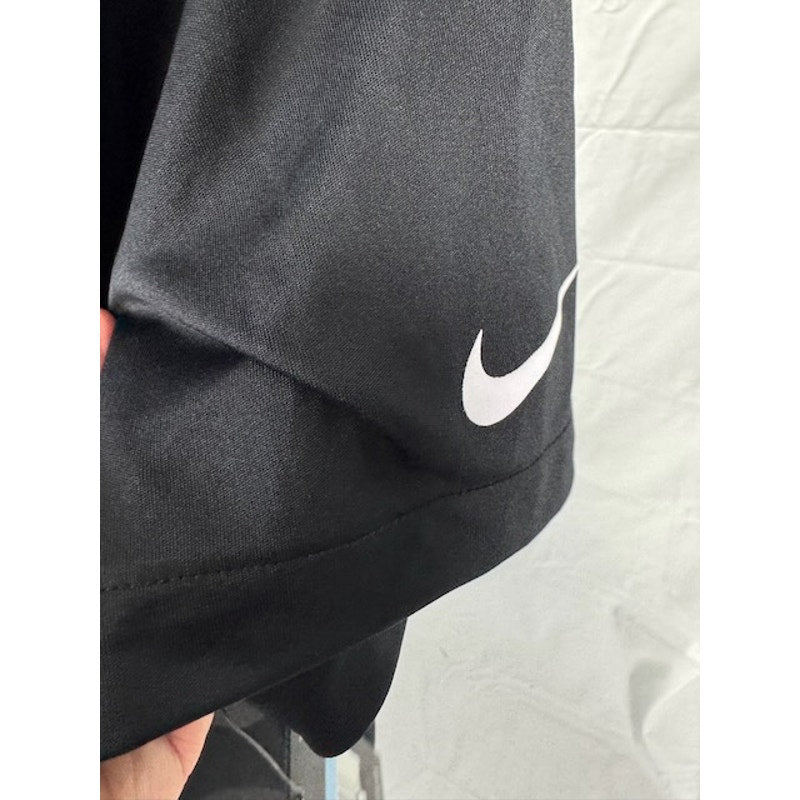 Nike Oakland Raiders Sideline Performance Polo Striped Shirt Gray Mens M