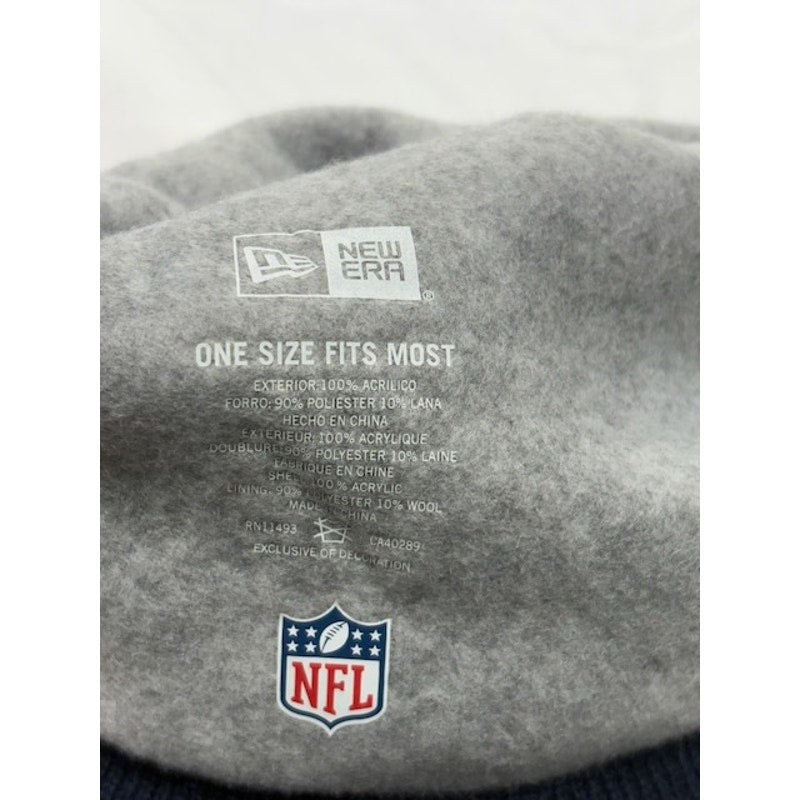New Era Denver Broncos 2020 Sport Pom Cuffed Knit Hat Navy Orange Adult OSFM