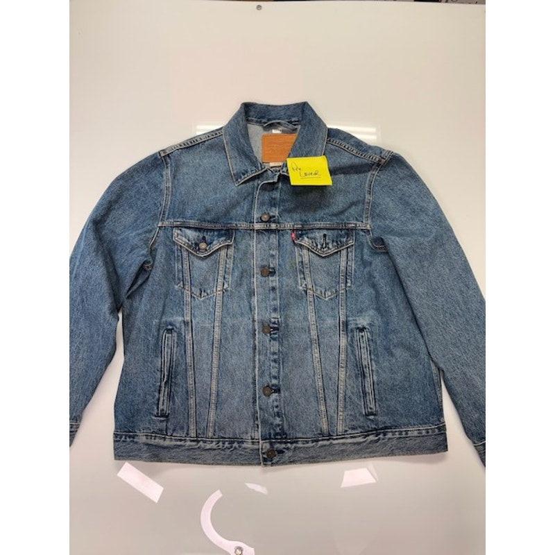 Levi's Skyline Denim Trucker Jacket Button-Up Vintage Fit Blue Womens Size XL