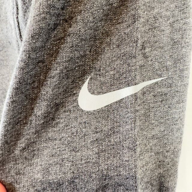 Nike NFL Los Angeles Raiders Henley Long Sleeve T-Shirt Heather Grey Mens Size S