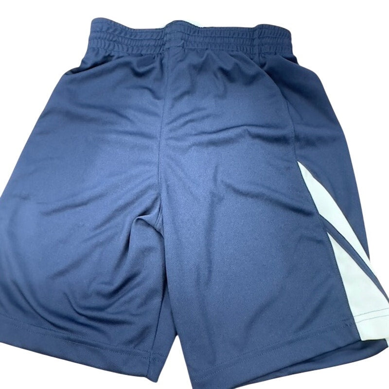 Nike Performance Shorts Elastic Waist Drawstring Athletic Fit Navy Blue Youth L