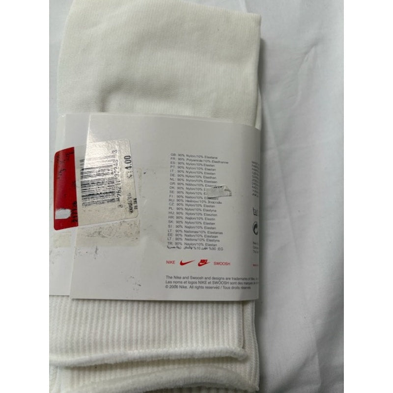 Nike Celtic F.C. Football Socks Knee-High White Adult Unisex Size 8.5-12.5