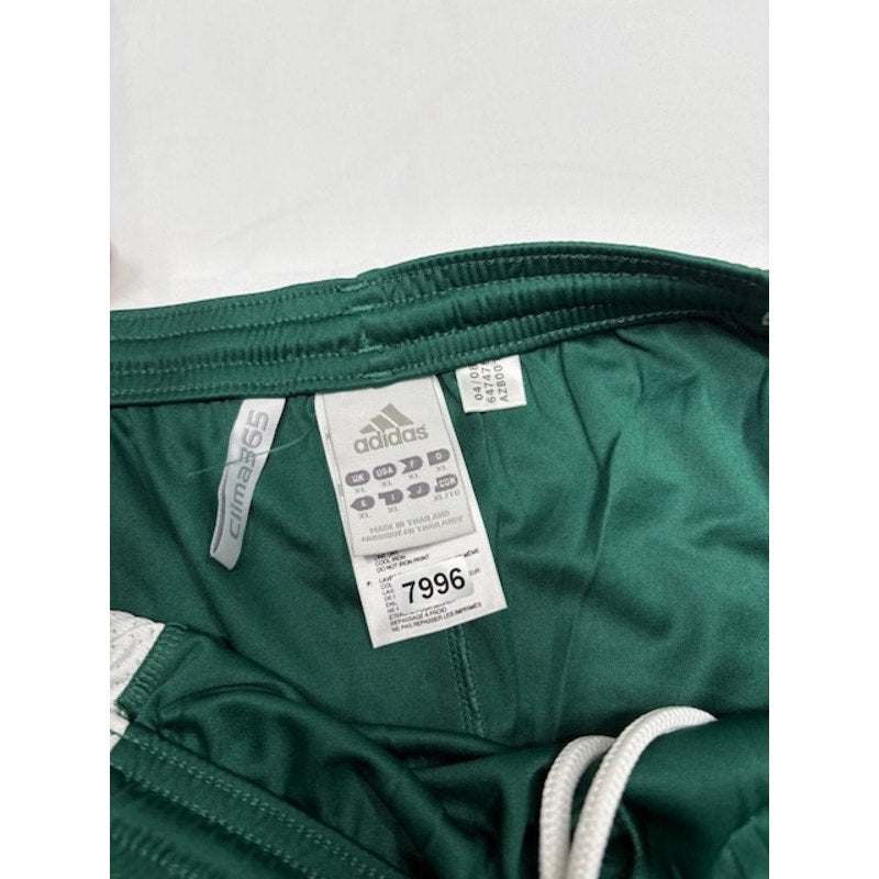 Adidas Multi Sport Shorts Climacool Drawcord Elastic Waist Green/White Womens XL