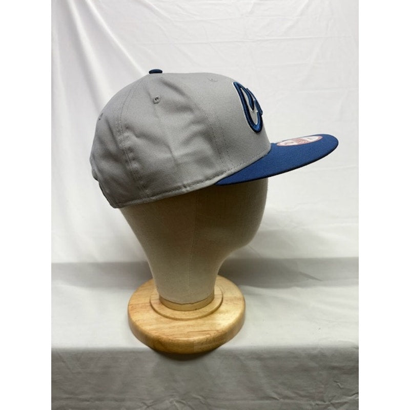New Era 9FIFTY Snapback Cap Colts Logo Hat Cotton Gray Blue Unisex Size M/L