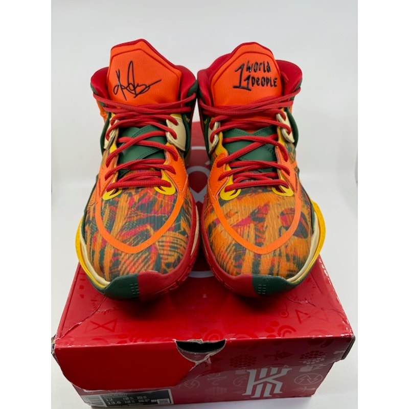Nike Kyrie 8 Infinity 1 World 1 People Basketball Shoes Multicolor Size 12