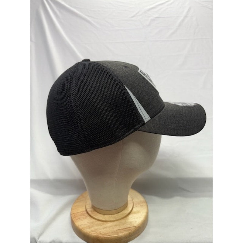 New Era Las Vegas Raiders 39THIRTY Flex Fit Hat NFL Team Cap Gray Mens L/XL