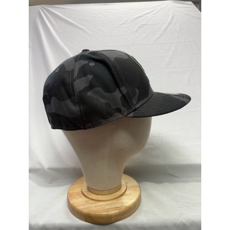 New Era 59FIFTY Milwaukee Bucks Fitted NBA Logo Camo Black Mens 7 3/8