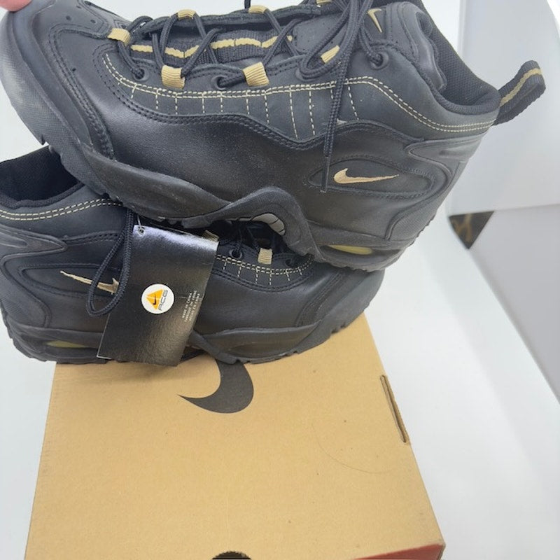 Nike ACG Air Mada Pro Mid Waterproof Shoes Lace-Up Black Khaki-Black Mens Size 9