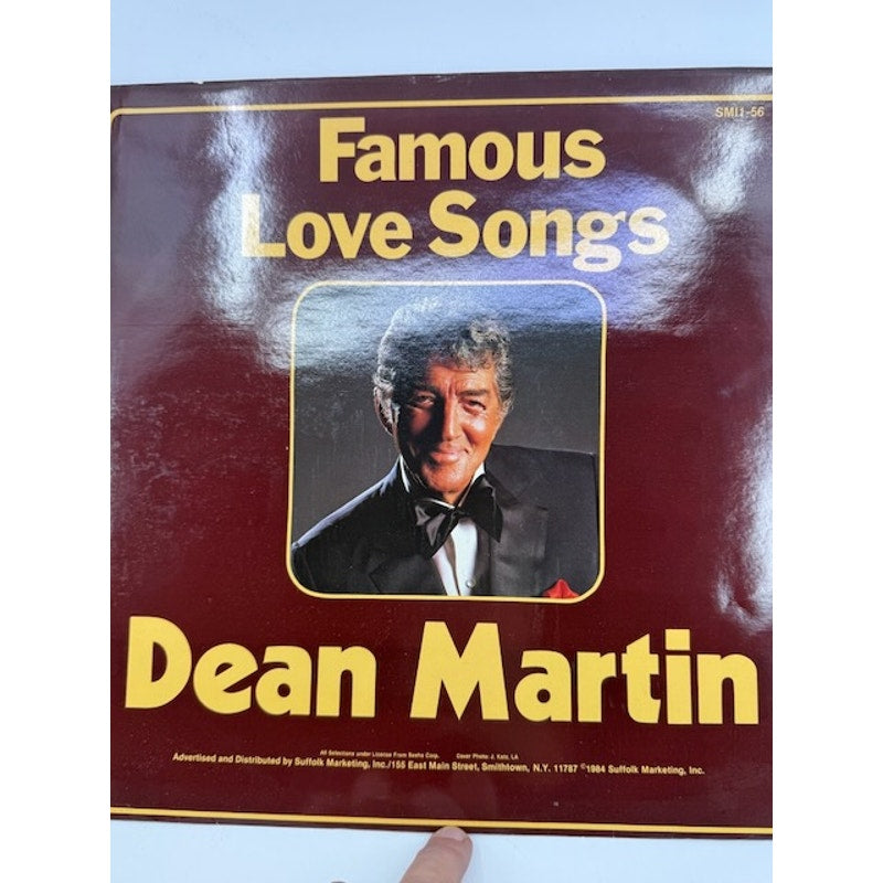 Dean Martin – Famous Love Songs 1985 Vinyl Album Record