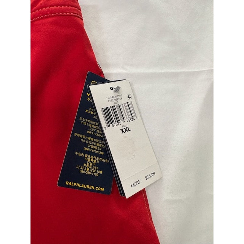 Polo by Ralph Lauren Kailua 8.5 Inseam Swim Trunks Side Pockets Red Mens 2XL
