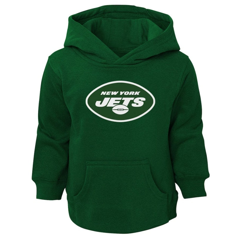 Nike NFL New York Jets Primary Logo Performance Pullover Hoodie Green Boys L