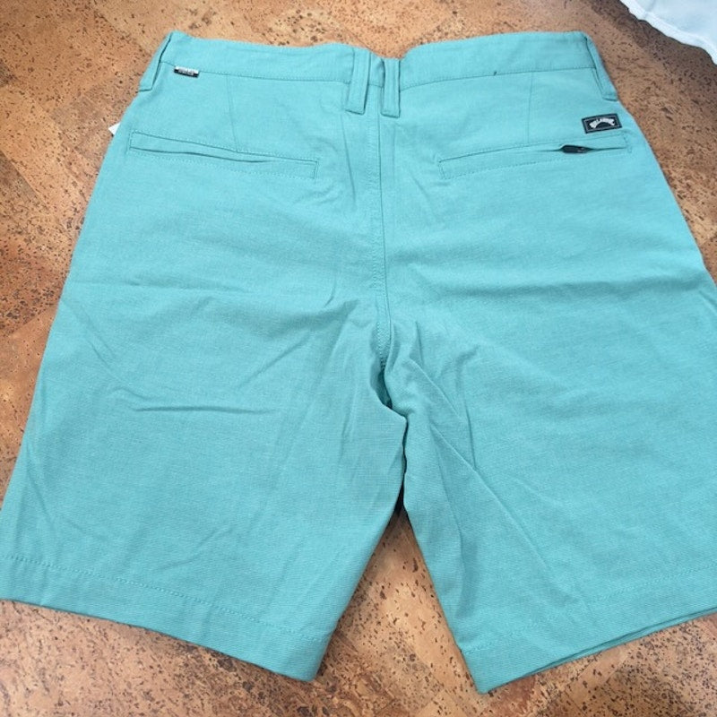 Billabong Crossfire Submersible Shorts Relaxed Mid-Length Jade Stone Mens 28