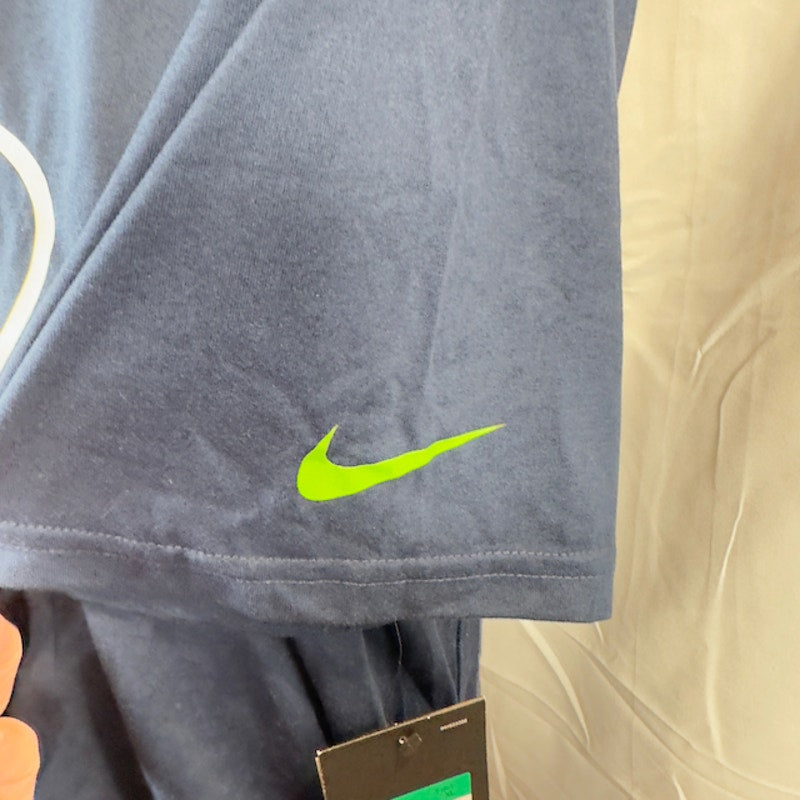 Nike NFL Seattle Seahawks Graphic T-Shirt Crewneck Short Sleeve Navy Mens XL