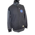 Mitchell & Ness NBA Philadelphia 76ers Varsity Jacket Front Zip Black Mens L