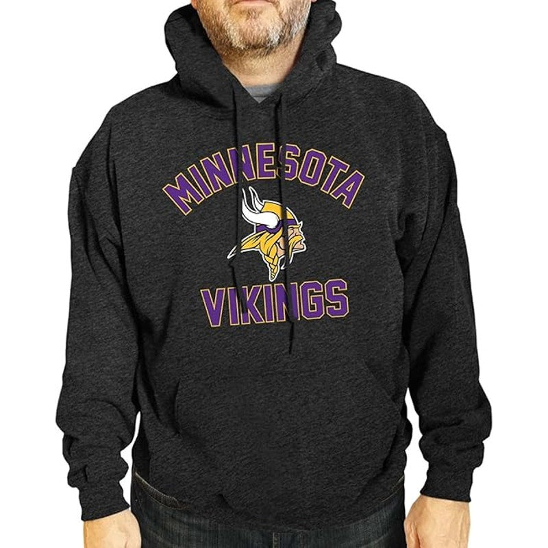 Campus Colors Minnesota Vikings Gameday Hoodie Sweatshirt Mens Large