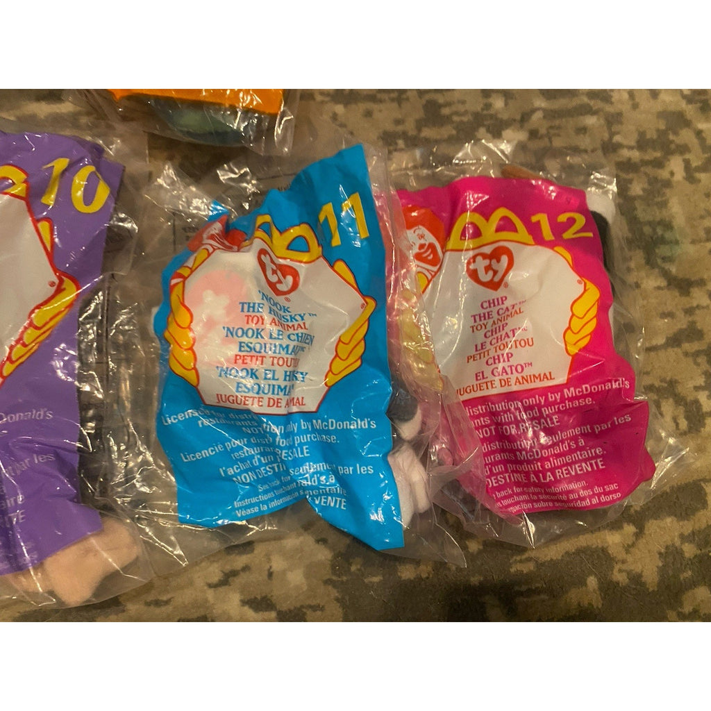 McDonald’s 1999 TY Beanie Babies 1-12; Missing 3