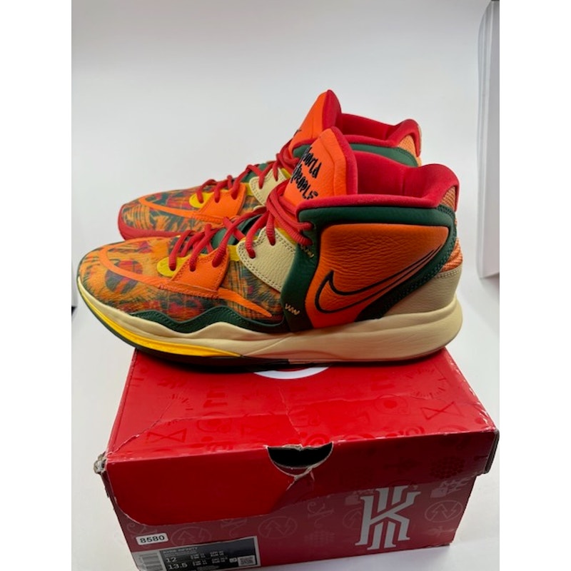 Nike Kyrie 8 Infinity 1 World 1 People Basketball Shoes Multicolor Size 12