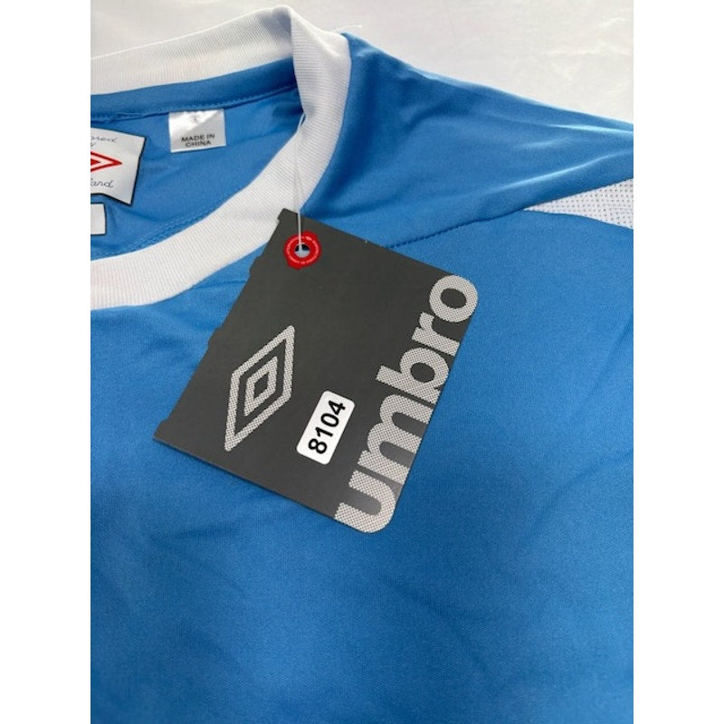 Umbro Manchester Jersey Short Sleeve U91824 Sky Blue/White Mens Size XL