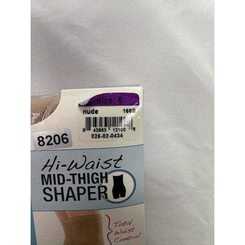 Assets Red Hot Label by Spanx Medium Control Mid-Thigh Shaper Nude Size 5