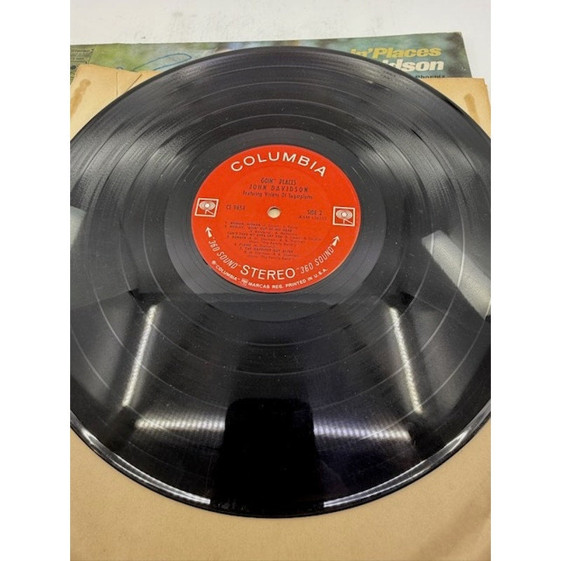 SIGNED John Davidson – Goin' Places Vinyl Album Record