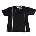 Umbro Winchester Jersey Shirt Short Sleeve 60028U Black/White Mens Size XL