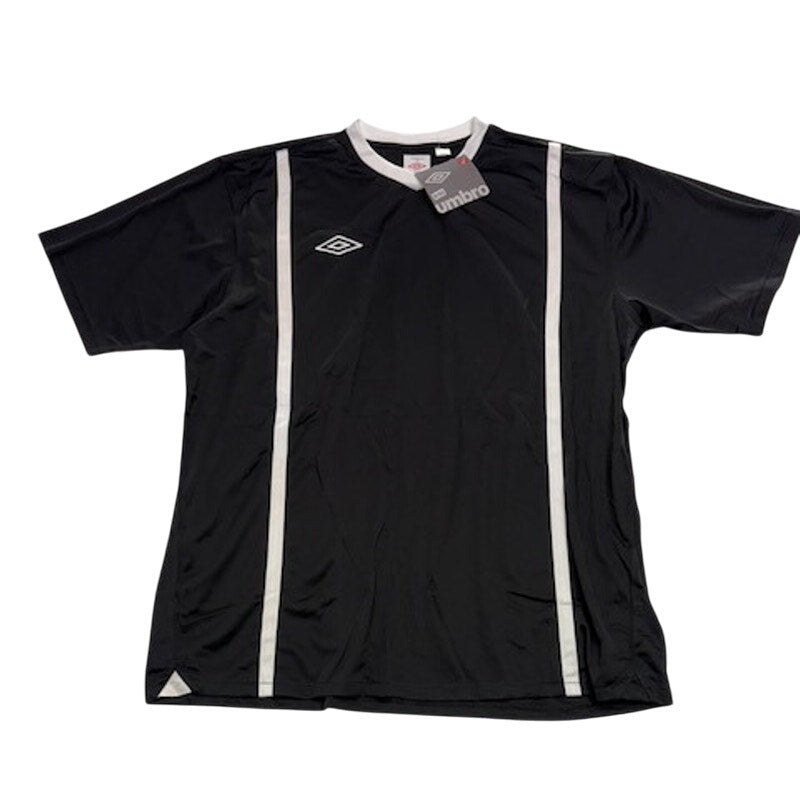 Umbro Winchester Jersey Shirt Short Sleeve 60028U Black/White Mens Size XL