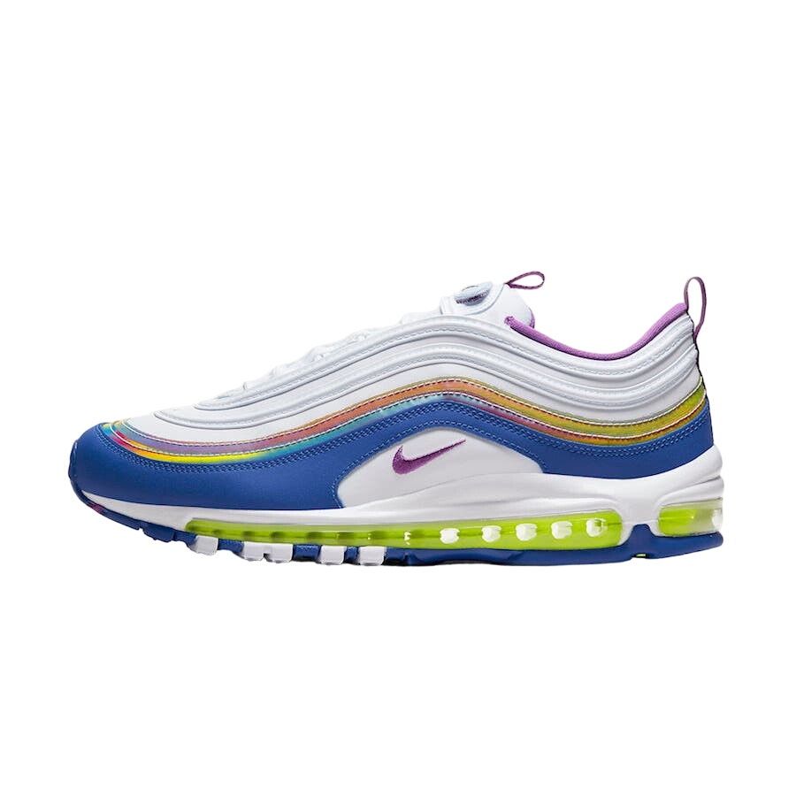 Nike Air Max 97 QS 2020 Easter Shoes CJ0591-100 White Purple Nebula Mens 8.5