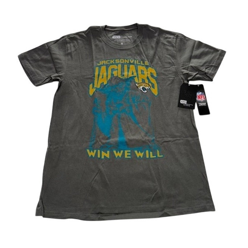 Junk Food X Star Wars Jacksonville Jaguars Win We Will T-Shirt Gray Mens S