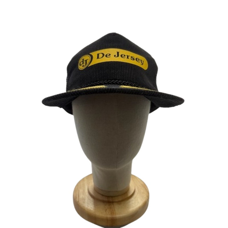 Otto Cap De Jersey Corduroy Rope Snapback Hat Gold Leaf Black Unisex OS