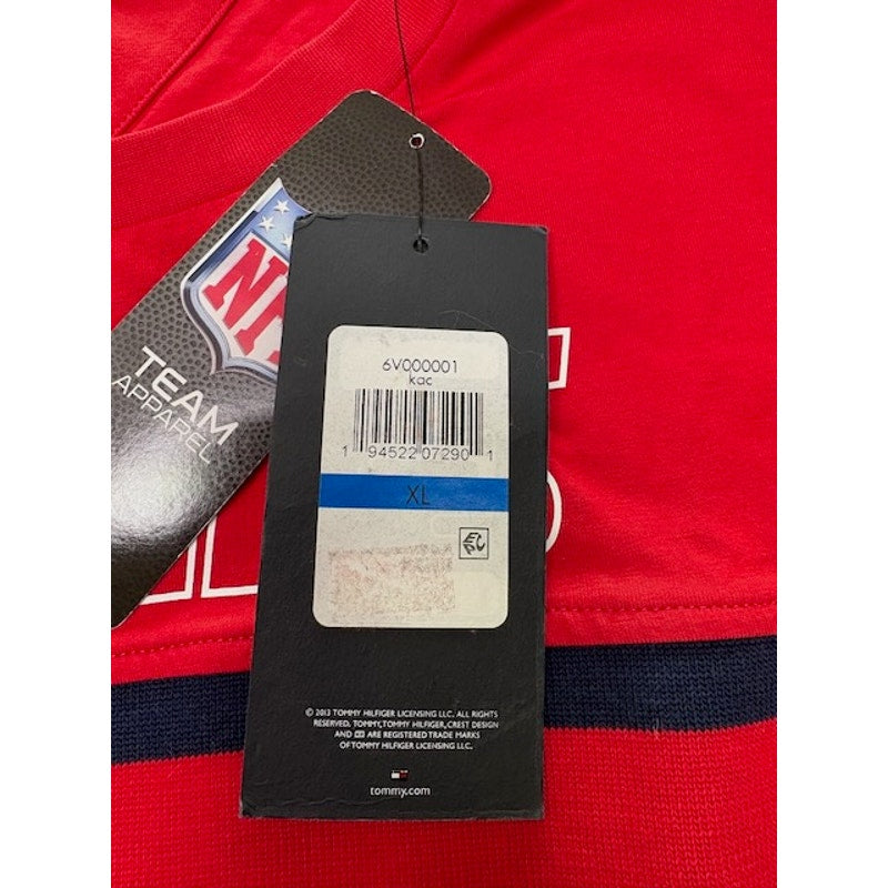 Tommy Hilfiger NFL Kansas City Chiefs T-Shirt Short Sleeve Red Mens Size XL