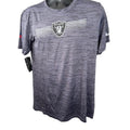 Nike NFL Oakland Raiders Tee Shirt Short Sleeves Dri Fit Graphic Gray Size M