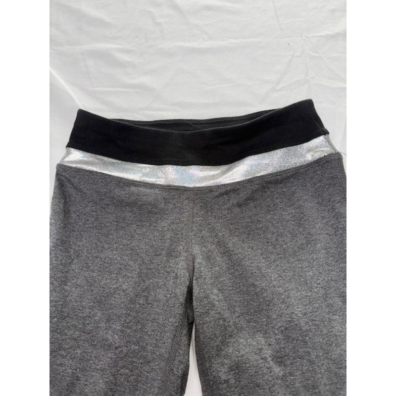 Material Girl Active Capri Leggings Work Out Graphic Yoga Pants Gray Size XS