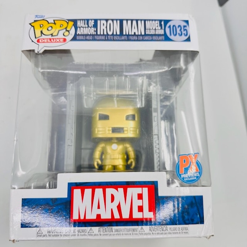 Funko Pop! Deluxe Hall of Armour: Iron Man Model 1 Golden Armour #1035