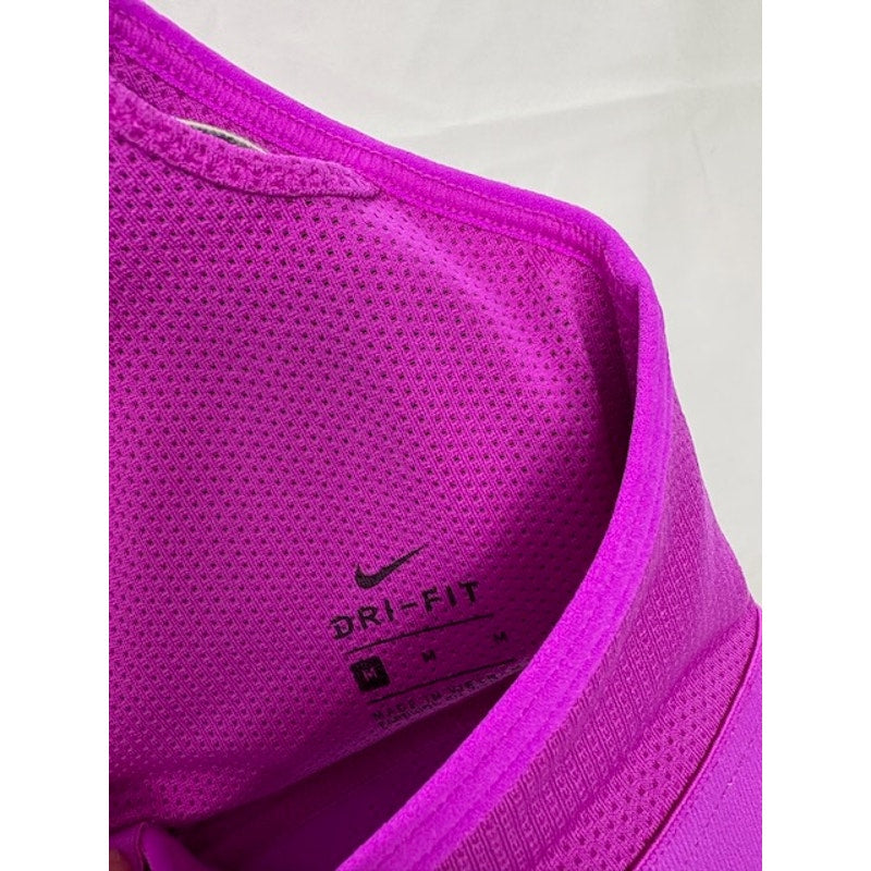 Nike Swoosh City Ready Sports Bra Medium Support Purple/Gray Womens Size M